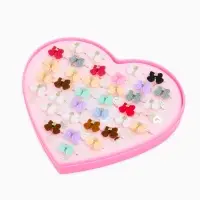 Кольцо &laquo;Выбражулька&raquo; бант с подвеской, МИКС, безразмерное (фас. 36 шт.)