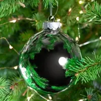 Елочный шар Finery Gloss, 10 см, глянцевый серебристый