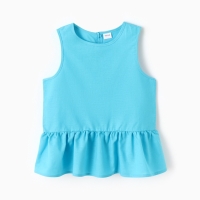 Блузка для девочки, MINAKU, голубая, рост 146 см