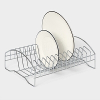 Сушилка для посуды Доляна, 28,5×20×10 см, хромированная Сушилка для посуды Доляна, 28,5×20×10 см, хромированная
