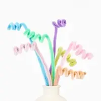 Синельная проволока, набор 100 шт, размер 1 шт 30х0,8 см  7 цветов в наборе