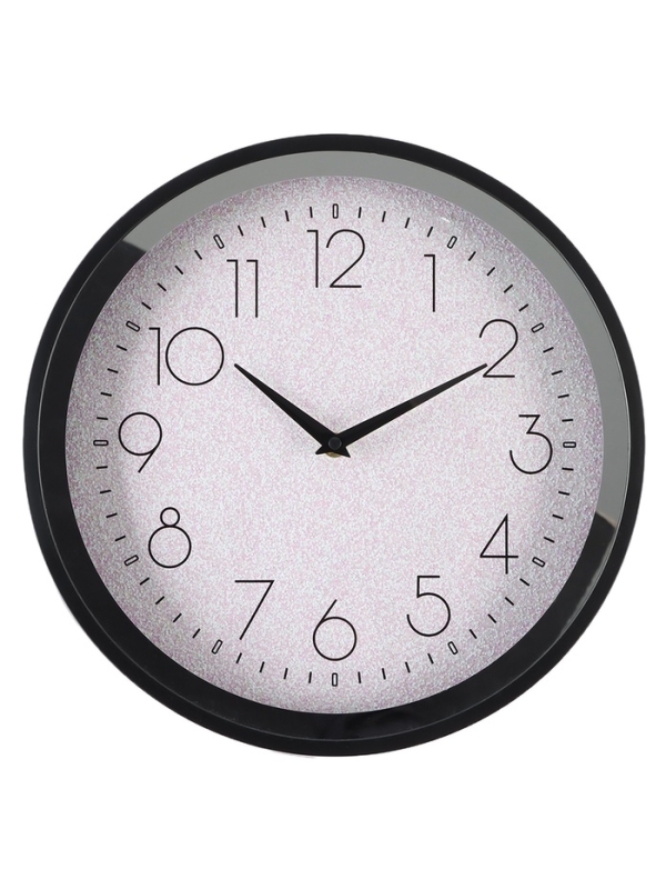 Часы настенные интерьерные &laquo;Блестки&raquo;, плавный ход, d-35 см