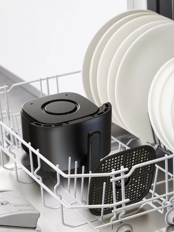 Аэрогриль Easy Fry Compact EY145810, с чашей 3 л, черный