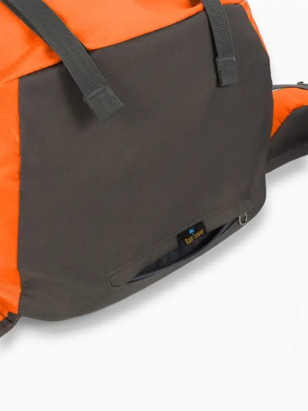 Рюкзак тур 65+5л, 30*20*53, отдел на шнурке, 5нар+2вн кармана, цвет оранжевый