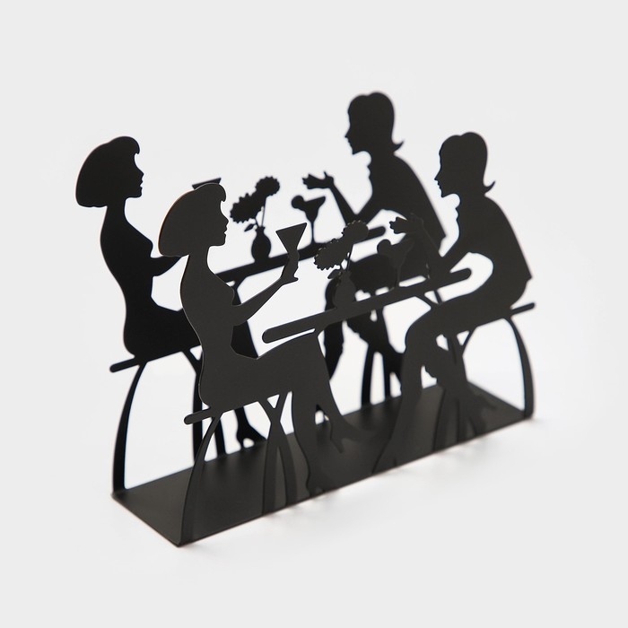 Салфетница &laquo;Посиделки&raquo;, 14,5&times;5&times;12 см, цвет МИКС