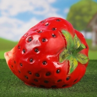 Садовая фигура из полистоуна &laquo;Клубника&raquo;, 27&times;30&times;36 см