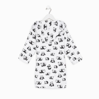 Халат детский муслиновый LoveLife &laquo;Панды&raquo; (5 лет, рост 110-116 см) 100% хлопок, 235 гр/м2