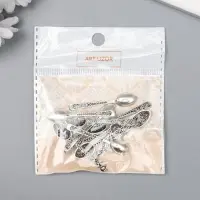 Сувенир кошельковый металл "Денежные единицы" 4,3х0,8 см