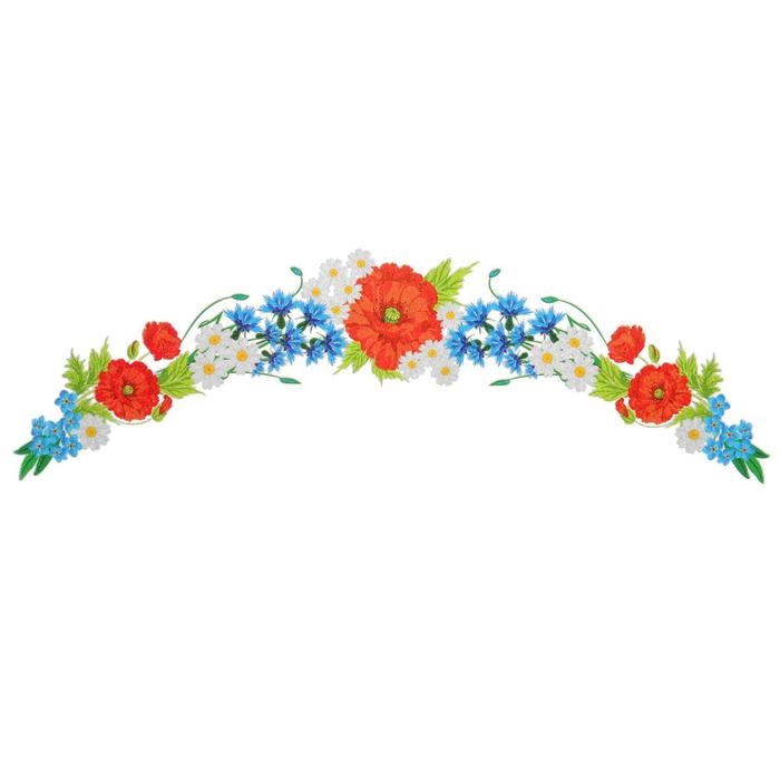 Термотрансфер &laquo;Полевые цветы&raquo;, набор 10 шт.