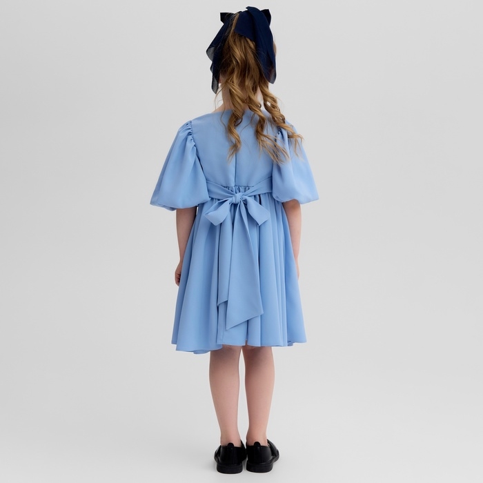 Платье для девочки, MINAKU :Party Dress, цвет голубой, рост 128 см