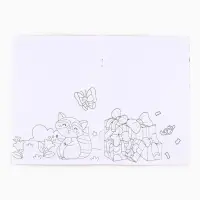 Блокнот раскраска А5, 8 страниц &laquo;Енотик. 8 марта&raquo;