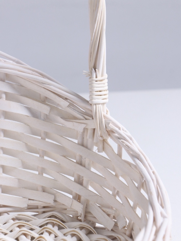 Корзина 25х25х5х13,5х30см, ива, белая