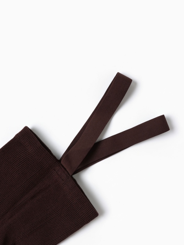 Колготки детские с лямками MINAKU, цв.коричневый, рост 74-80