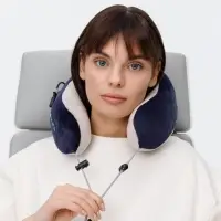 Дорожная подушка-массажер inRelax, синяя