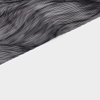 Дорожка на стол Доляна &laquo;Матера&raquo;, 150&times;38 см, чёрная