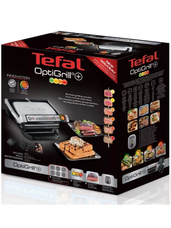 Умный гриль Optigrill+ GC716D12 с насадкой для вафель