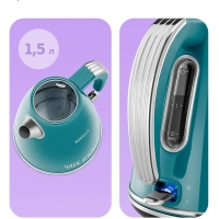 Чайник электрический металлический КТ-6748 - 1.5 л
