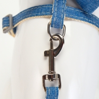 Комплект амуниции "Леди и Джентельмен", поводок 120 х 1 см, синий