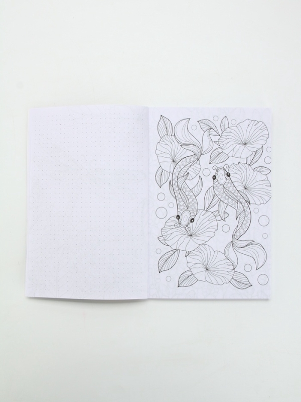 Ежедневник-смешбук раскраска антистресс  А5, 80 листов "Мечты"