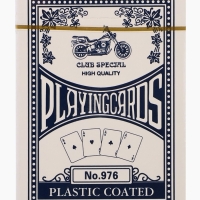 Карты игральные 54 шт "Мотоцикл", карта 6.2 х 8.7 см, синяя рубашка, 280 г