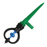 Распылитель, круговой, 29 см, под шланги 1/2", 3/4", с пикой, пластик, Greengo Распылитель, круговой, 29 см, под шланги 1/2", 3/4", с пикой, пластик, Greengo