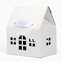 Коробка складная &laquo;Домик, белый &raquo;, 15 х 18 х 10 см