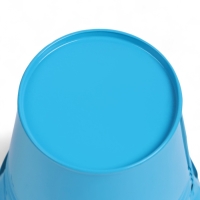 Ведерко декоративное голубое 8x8 см