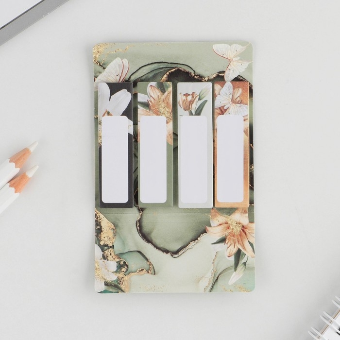 Набор стикеров-закладок &laquo;Учителю: Золотой учитель&raquo;: 4 шт, 20 листов