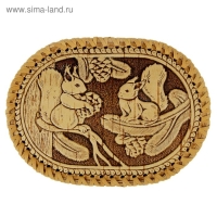 Шкатулка для украшений &laquo;Белки&raquo;, береста