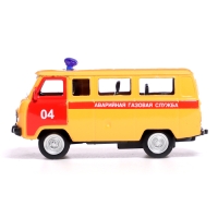 Машина металлическая &laquo;УАЗ 3962. Газовая Служба&raquo;, инерция, 1:50