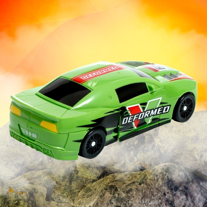 Робот &laquo;Спорткар&raquo;, трансформируется