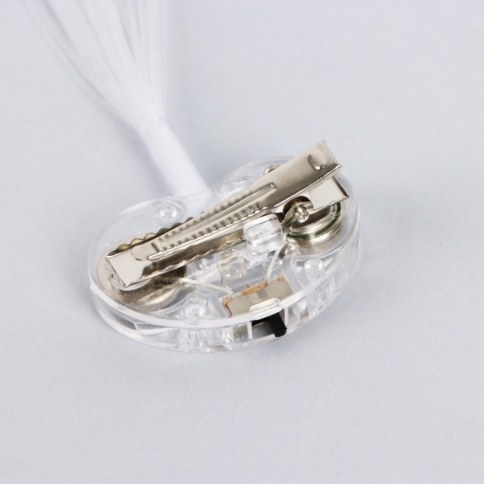 Прядь для волос на заколке, светящиеся, 3,5 х 33 см