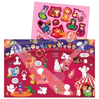 Виммельбух с наклейками Виммельбух с наклейками