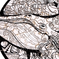 Пазл деревянный фигурный &laquo;Сила океана&raquo;, 105 элементов