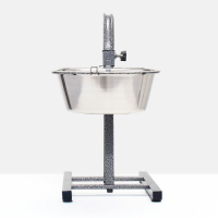 Регулируемая разноуровневая подставка 40 см с 2 мисками по 4 л Регулируемая разноуровневая подставка 40 см с 2 мисками по 4 л