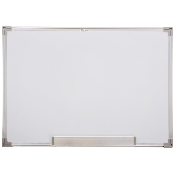 Доска магнитная односторонняя, с полочкой под маркер, оборот гофрокартон