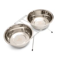 Набор из 2 мисок на подставке, 2 х 2,5 л Набор из 2 мисок на подставке, 2 х 2,5 л