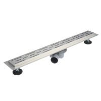 Трап линейный AFLORN AF20207-70, 700х70 мм, c флaнцeм своб. вращения 360&deg;, нерж. сталь