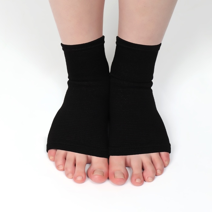 Бандаж на голеностоп, 10 &times; 5 см, цвет чёрный