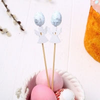 Набор пасхальных топперов «Ангелочки», 2 шт., МИКС Набор пасхальных топперов «Ангелочки», 2 шт., МИКС