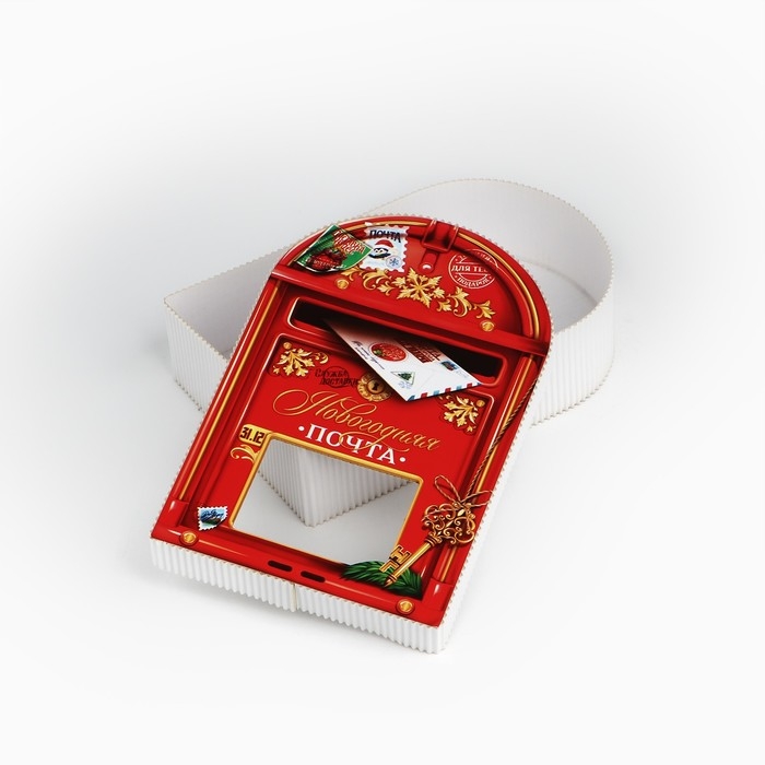Коробка подарочная «Новогодняя почта», 21 х 14 х 5 см, Новый год Коробка подарочная «Новогодняя почта», 21 х 14 х 5 см, Новый год