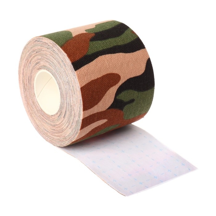 Кинезио - тейп, 5 см &times; 5 м, цвет камуфляж