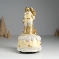 Сувенир полистоун музыка "Дед Мороз в коричневой шубе с ёлкой" 10х10х18 см Сувенир полистоун музыка "Дед Мороз в коричневой шубе с ёлкой" 10х10х18 см