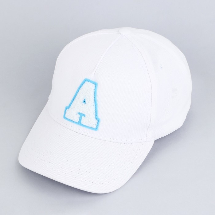 Кепка женская &laquo;A&raquo;, цвет белый, р-р 56