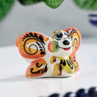 Сувенир "Бабочка", гжель, цвет Сувенир "Бабочка", гжель, цвет