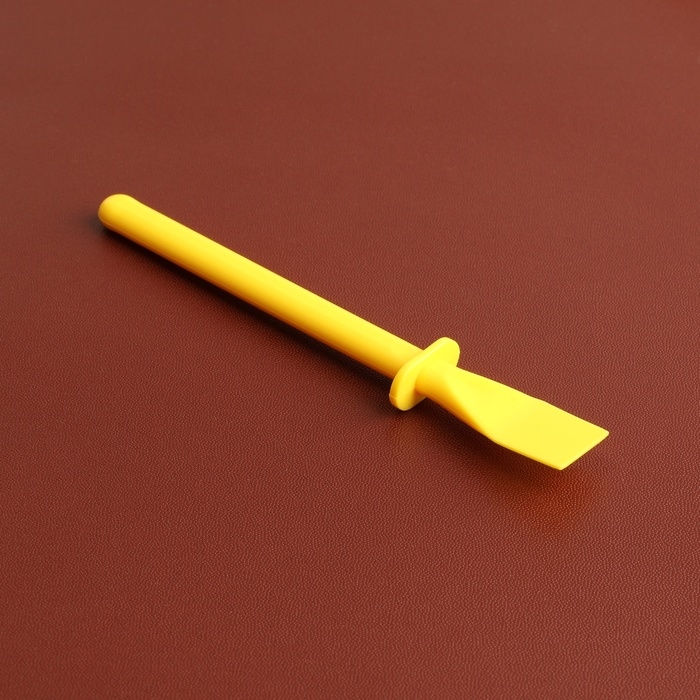 Лопаточки для нанесения клея на кожу, пластиковые, 11,5 &times; 1,15 см, 10 шт, цвет МИКС