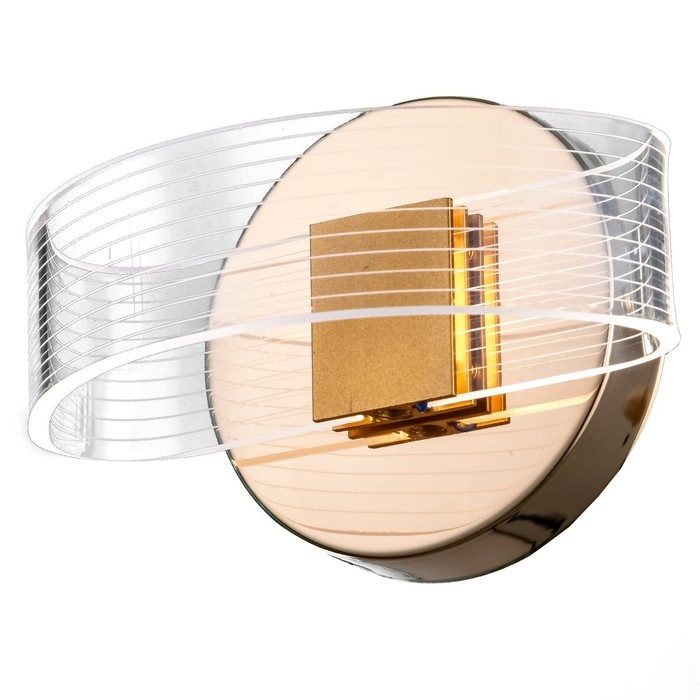 Бра 2507/1 LED 6Вт 4000К золото 7х15 см