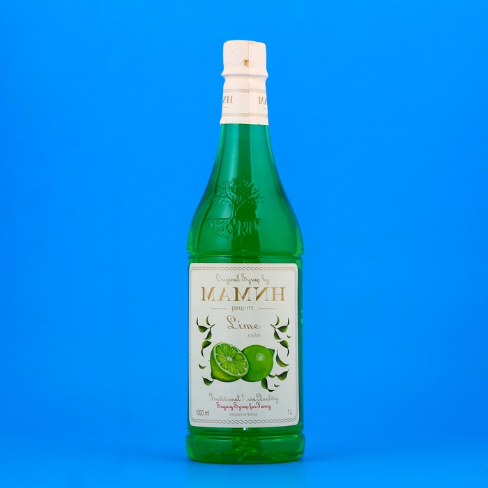 Сироп Сироп "Мамин рецепт" со вкусом лайма, ПЭТ, 1 л