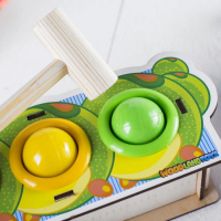 Стучалка-сортер &laquo;Гусеница&raquo;, с молотком, МИКС