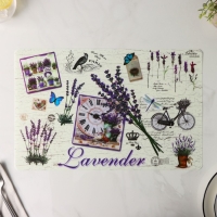 Салфетка сервировочная на стол Доляна &laquo;Лаванда&raquo;, 42&times;29 см